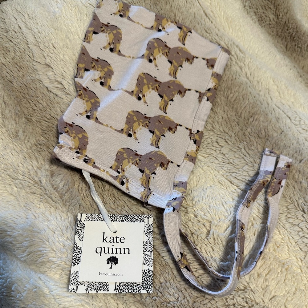 5 for $25 ✨ Kate Quinn Tan Animal Print Kids Hat